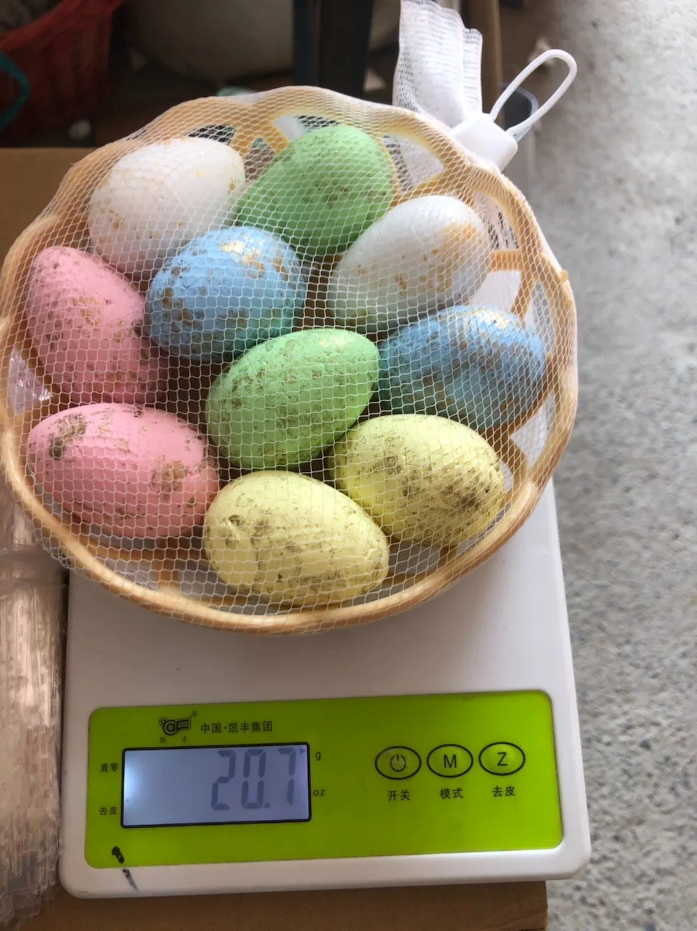 

10PCS Easter Egg Decoration Toys 3*5cm Artificial Easter Colorful Foam Particle Bird Egg Home Party DIY Craft Children Gift #01