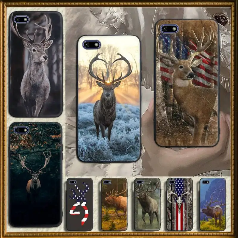 

Deer Hunting Camo Phone Case for Huawei honor 7A 8X 8s 9 9X 10 10i 20 30 Play lite pro s Fundas cover