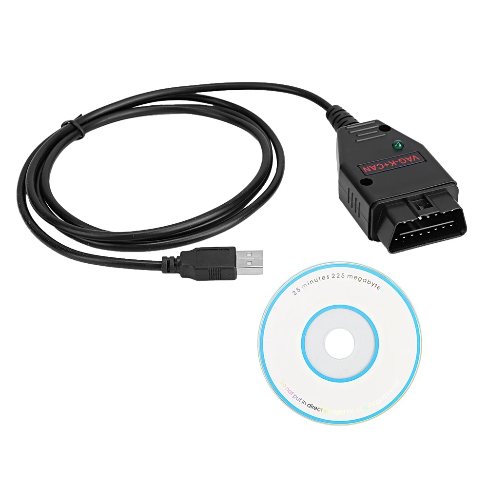 Автомобильный диагностический кабель сканер тестовая линия с CD подходит для VAG K +