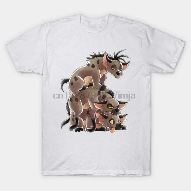 Мужская футболка Hyena Stack Lion King wo мужские футболки Топ|Мужские футболки| |