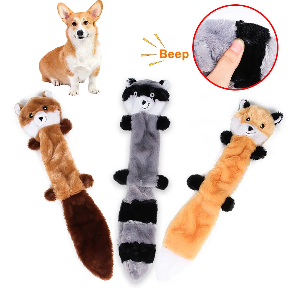 Милые игрушки для домашних животных жевательные пищалки животные плюшевый щенок