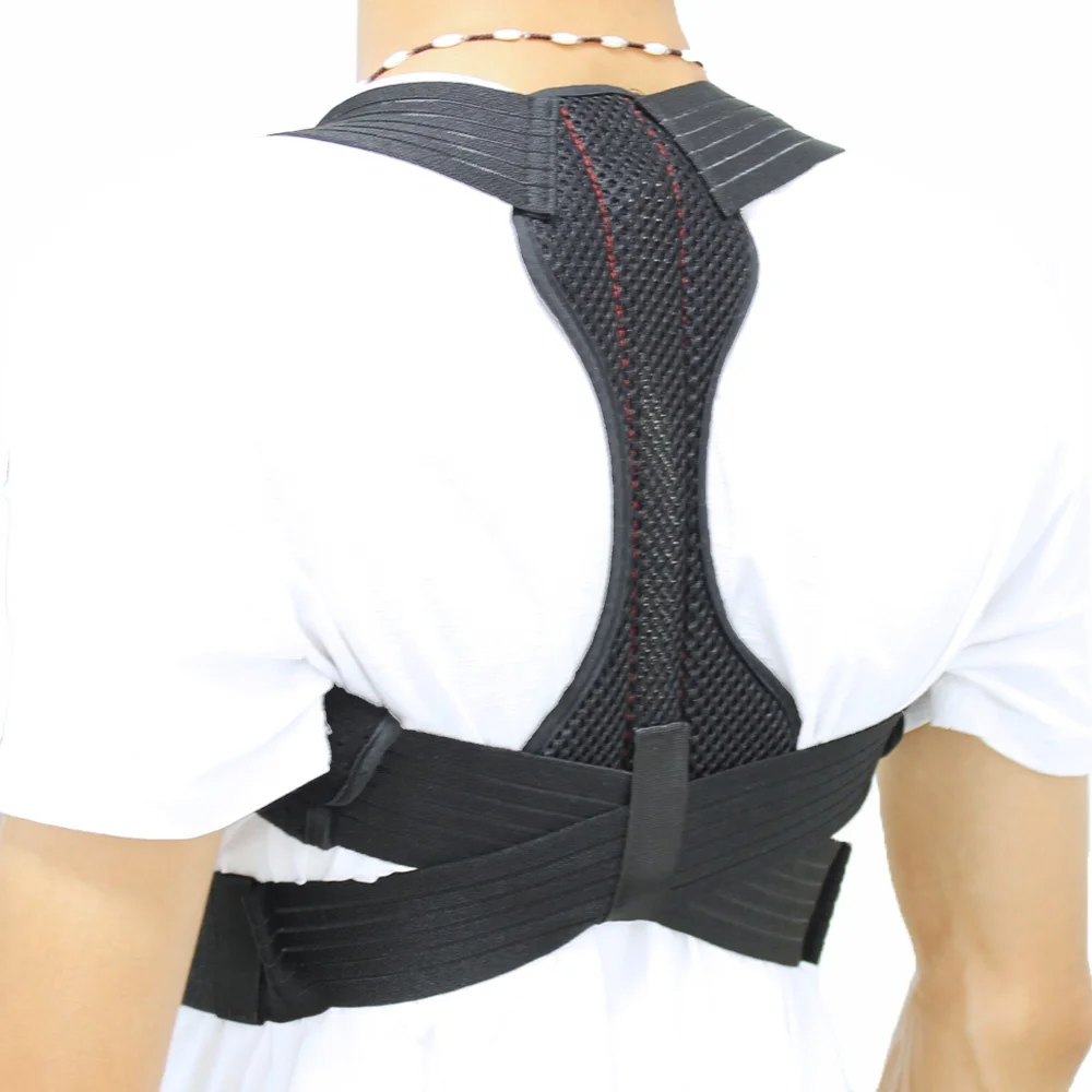 Corretor de correção de postura postural para mulheres, confortável, de aço, costas retas, ombro, corretor de pós-ural, suporte para costas