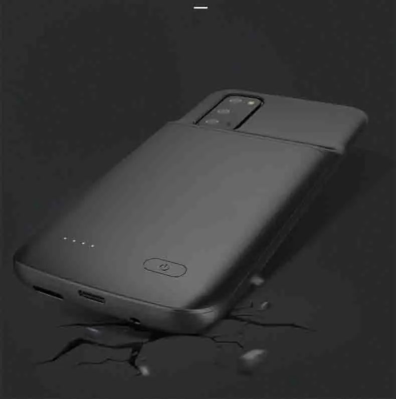 

S20 Plus silicone shockproof Battery Charger Case For Samsung Galaxy S20 Ultra S20+ Extenal Power Bank Charging Back Cover Capa