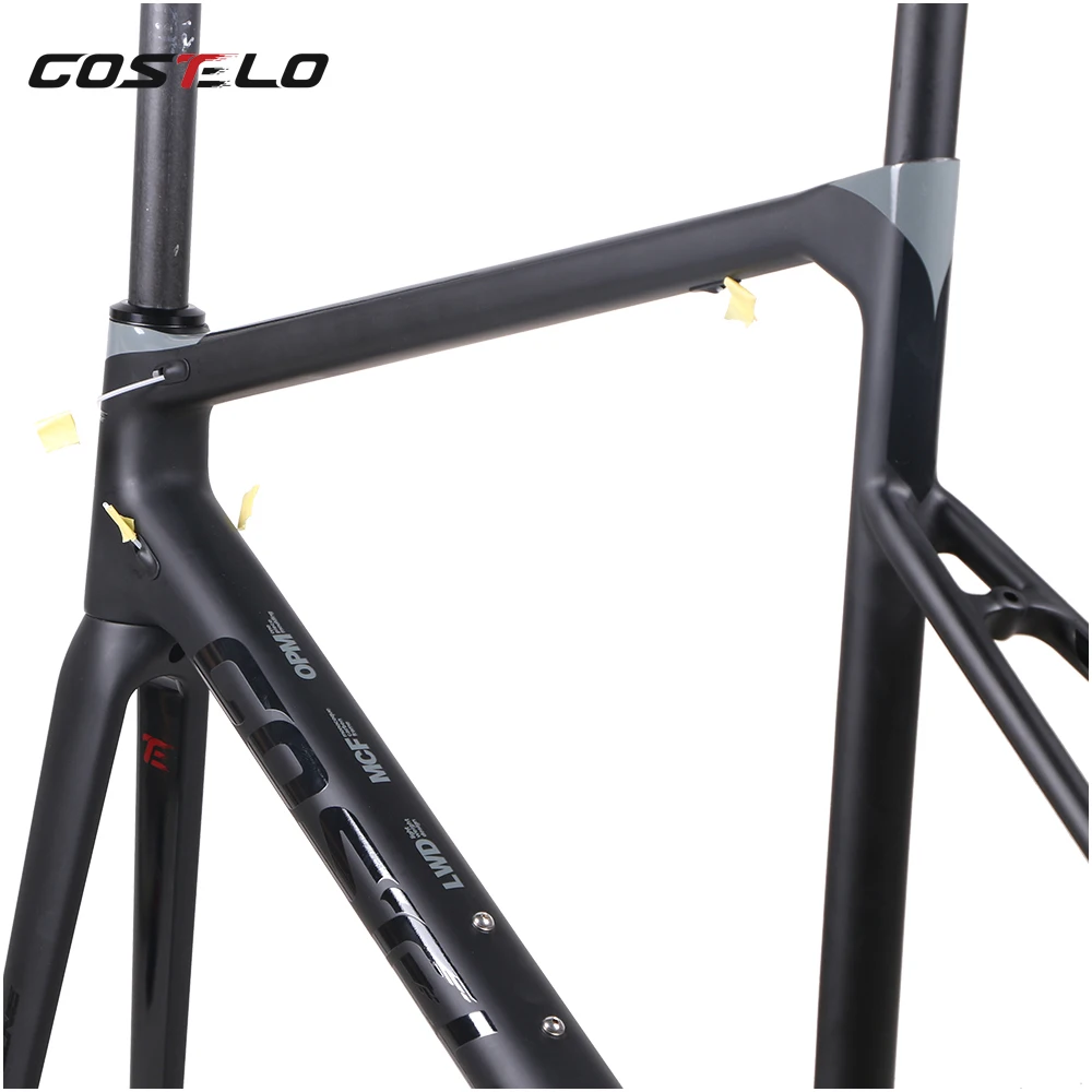 766g только диск Costelo Speedmachine 1,0 ультра светильник карбоновая рама для дорожного велосипеда велосипедная Рама Bicicleta Подседельный штырь вилка гарнитура