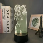 Светодиодный ночсветильник Danganronpa Chiaki Nanami для спальни, украшение, подарок для детей, акриловая 3d лампа Danganronpa