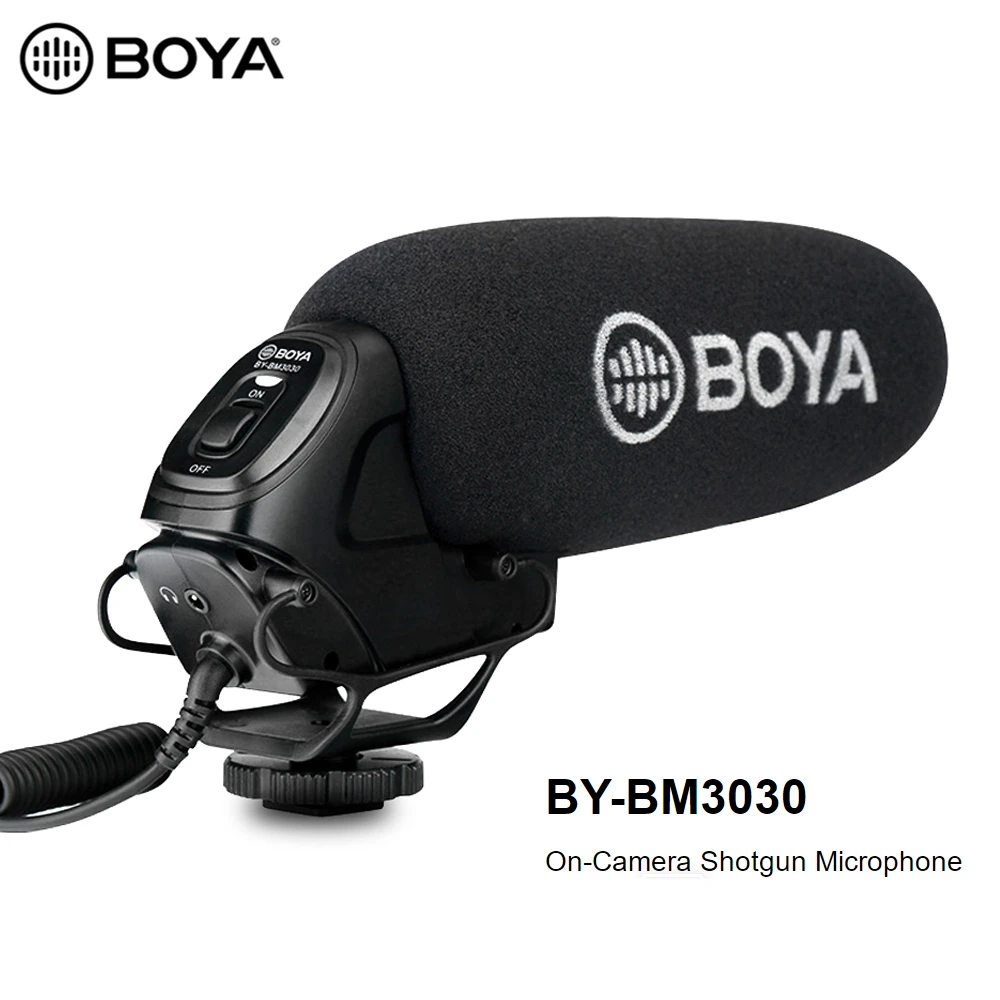 BY-BM3030 BOYA BY-BM3031 микрофон суперкардиоидный конденсаторный интервью емкостный микрофон камера видео микрофон для Canon Nikon sony DSLR видеокамеры - Цвет: BY-BM3030