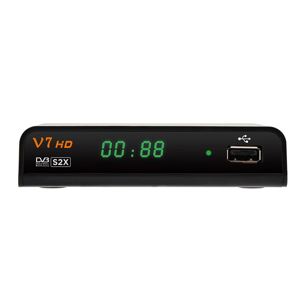 

GTMEDIA V7 HD (DVB-S/S2/S2X) set-top box and satellite peripherals LED indicator power HD output 550MHz dual core JPEG decoder