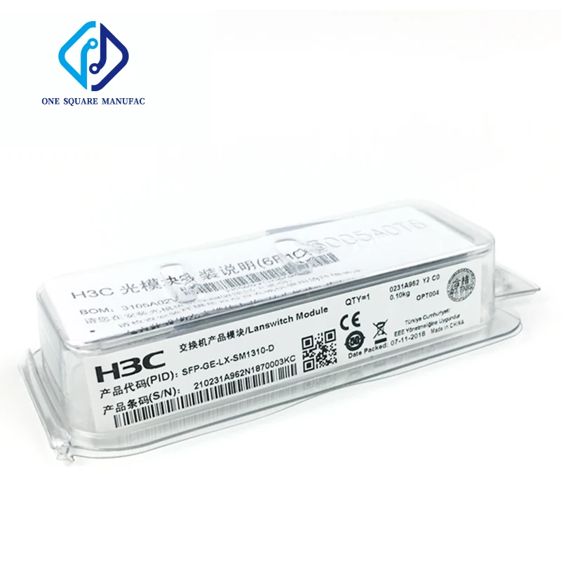 

H3C SFP-GE-LX-SM1310-D 1310nm 1,25G 10 км одномодовый LC SFP волоконно-оптический модульный приемопередатчик