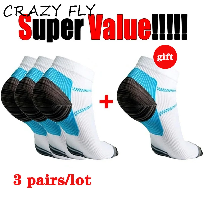 1 пара магазин CRAZY FLY новинка чудо Компрессионные носки для ног против усталости