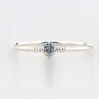 Роскошный оригинальный браслет Amaia в виде Снежинки из искусственного серебра 100% пробы, инкрустированный камнем, браслет с пустой пряжкой с голубым ночным мясом