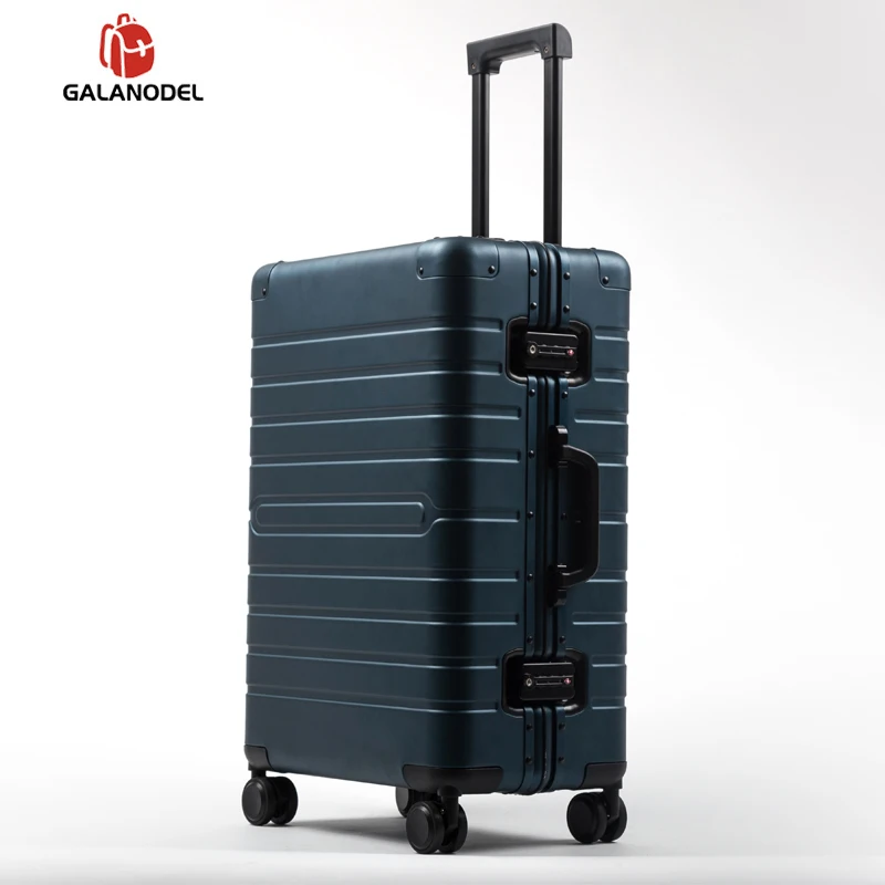 100% Алюминиевый Чехол для дорожного костюма на колесиках чехол деловой тележки