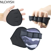 lifting palm dumbbell grips pads unisex anti skid weight cross training gloves gym workout fitness sports for hand protector