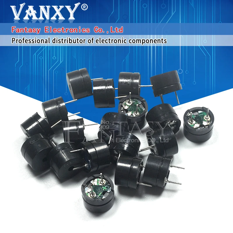 10 шт. Универсальный пассивный зуммер 12805 AC / 2KHz 3V 5V 12V электромагнитный импеданс 16