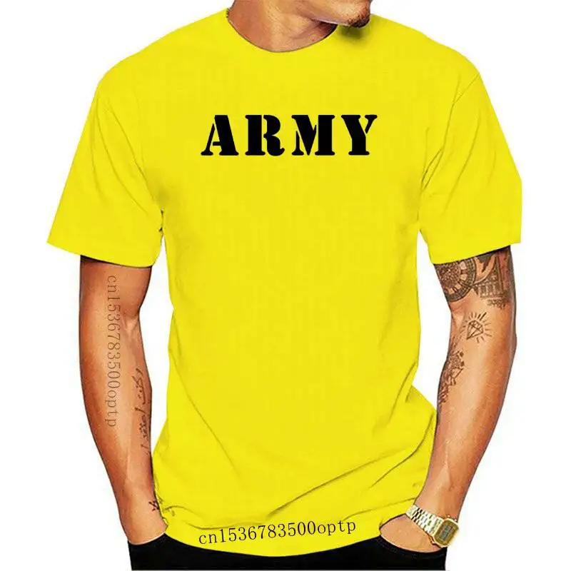 

New Army Soldier Print Brand Mens Loose Fit Cotton T-Shirt