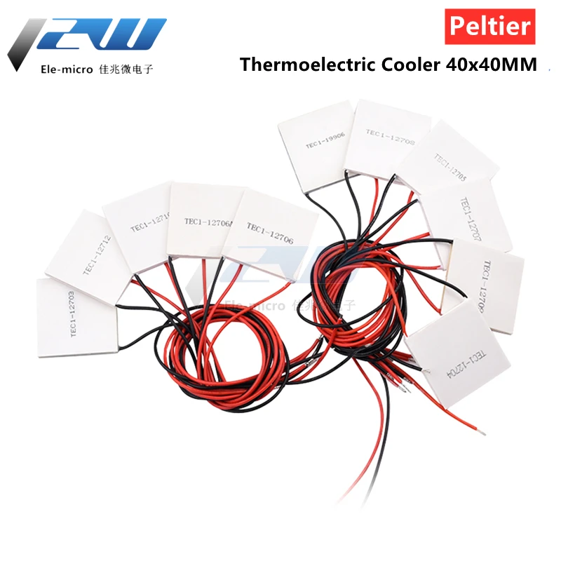 TEC1-12705 Thermoelectric Cooler Peltier TEC1-12706 TEC1-12710 TEC1-12715 40*40MM 12V Elemente Module 12704 9 12 15 | Инструменты