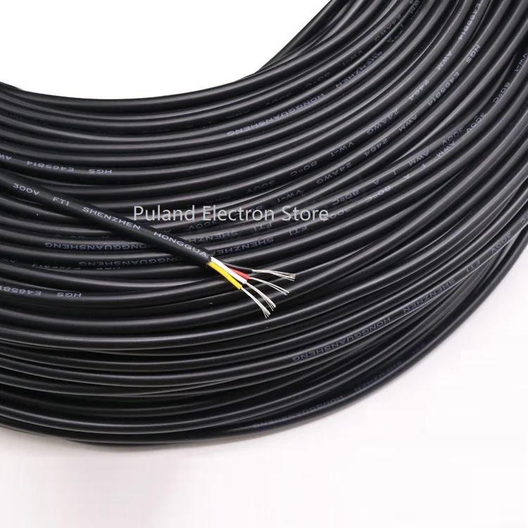 Сигнальный провод 28AWG UL2464 2 3 4 5 6 8 10 ядер Изолированная оболочка из ПВХ линейный