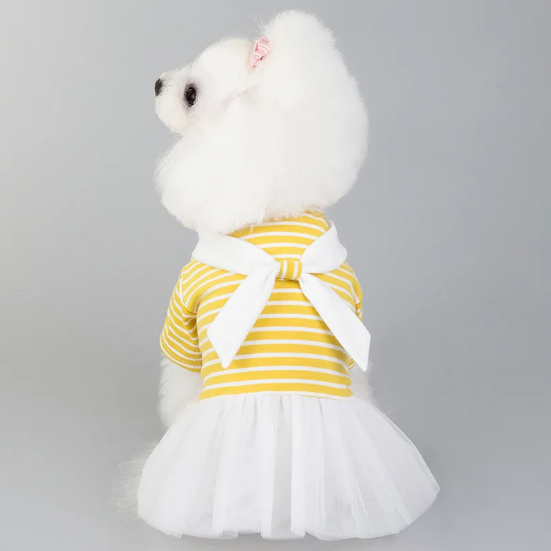 

Pet Supplies New Spring and Summer Thin Pet Clothes Small and Medium Dogs Gauze Skirt Bichon Teddy Dog Clothing