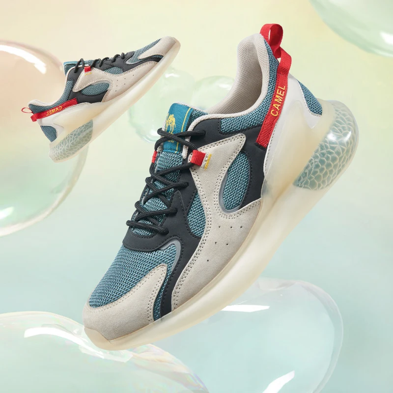 Goldencamel Men Sports Shoes Male Traning Shoes Breathable Running Shoes Casual Lace Up Fitness Exercise Gym Shoes Large Size