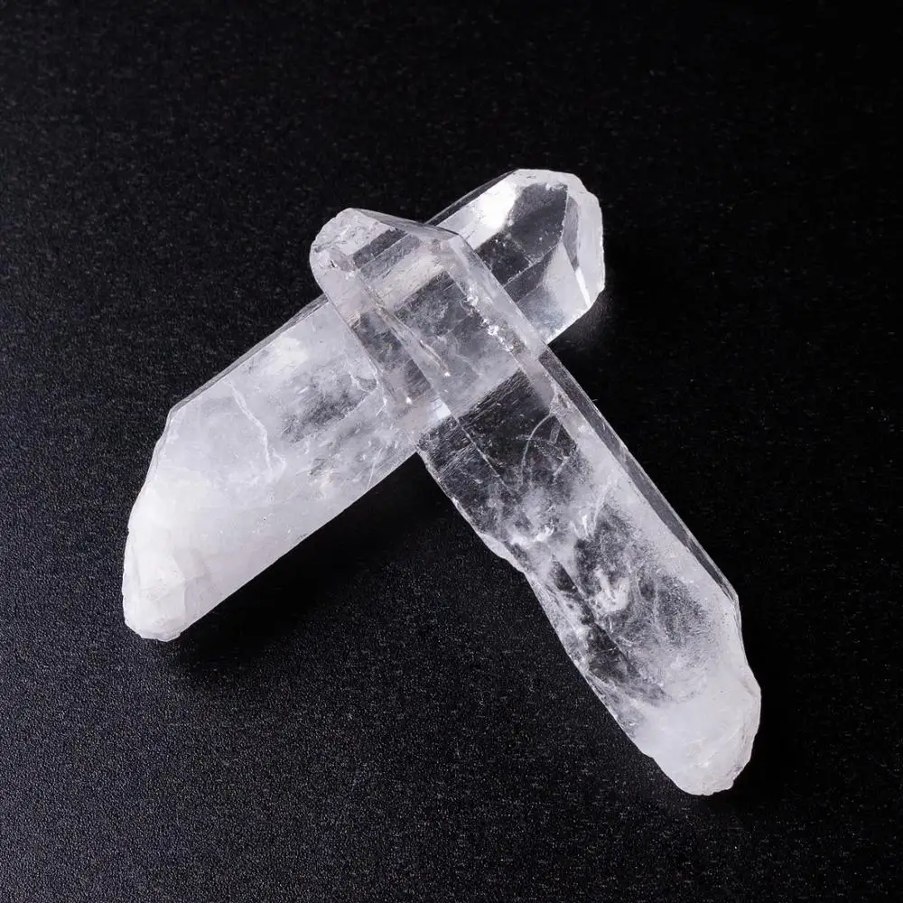 

Sporadic 1pc White Crystal Column Natural Clear Stone Crystals Pillar Specimen Healing Reiki Mineral Wand Stones 2-4cm
