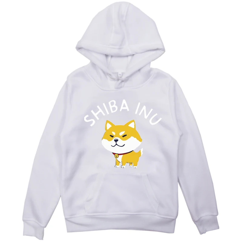 Hoodies 5 Новые детские толстовки с капюшоном Милая Толстовка для маленьких мальчиков и девочек с принтом Шиба ину зимняя верхняя одежда с длинными рукавами, толстовки детские толстовки - Цвет: Hoodies 5