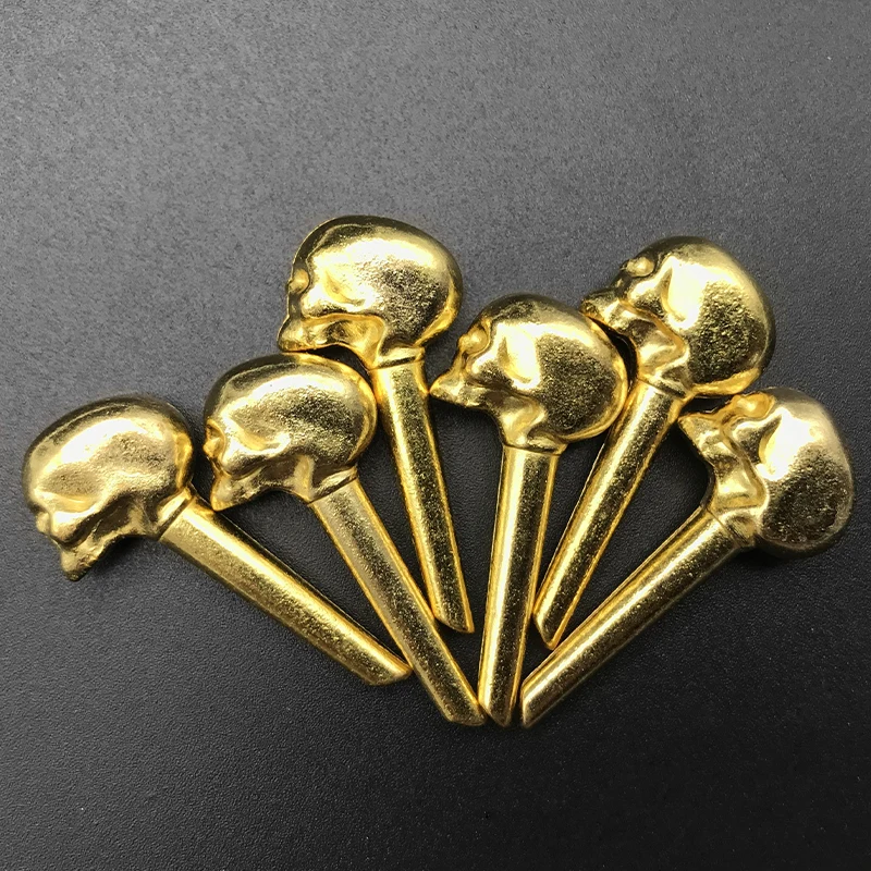 6 шт. металлические концевые штифты для акустических гитар|Детали и аксессуары