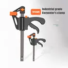 Новые 4-дюймовые зажимы для деревообработки F-типа, сверхмощные стальные зажимы для деревообработки, F-зажим, деревообработка, ручной инструмент сделай сам