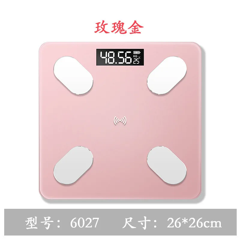 Весы для тела и жира напольные солнечные весы Смарт Электронные светодиодные
