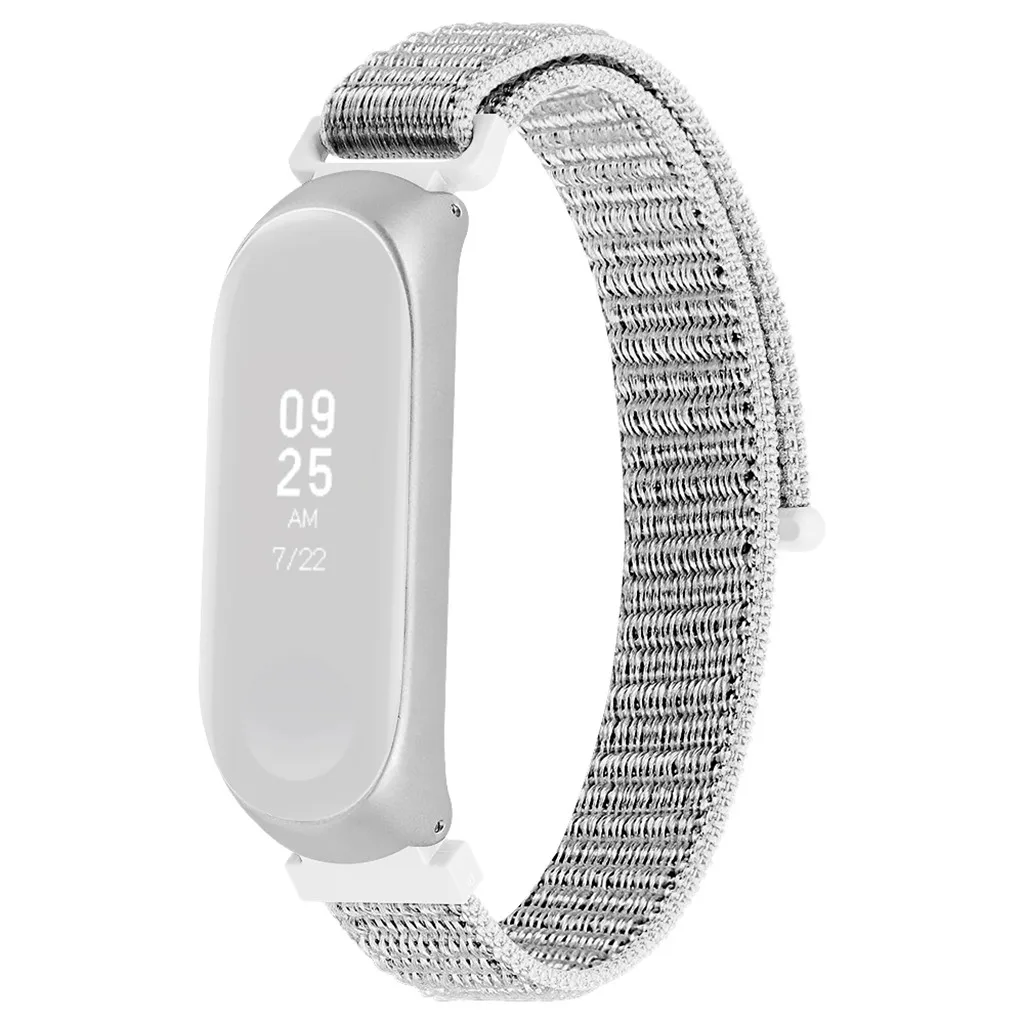 Волшебная наклейка Нейлоновый Регулируемый сменный ремешок наручный для Xiaomi Mi