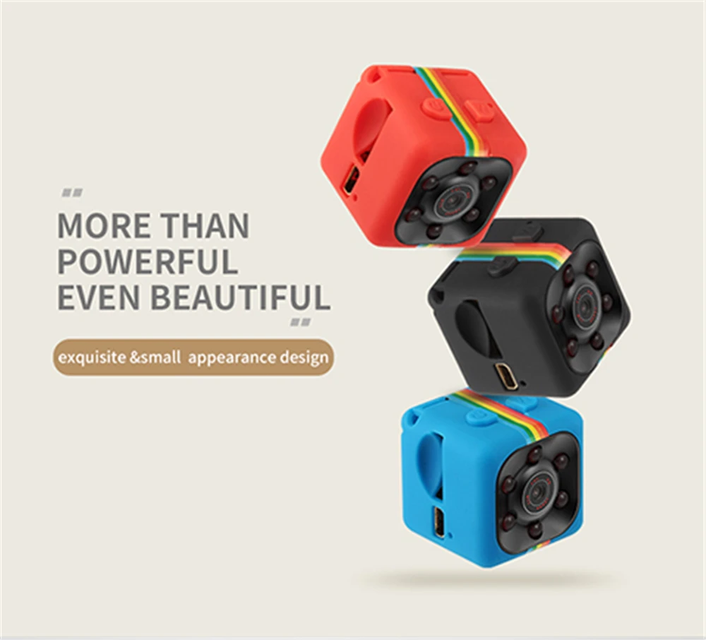 BORUIT SQ11 мини камера HD 1080P датчик ночного видения Видеокамера движения DVR микро камера Спорт DV видео маленькая камера cam SQ 11