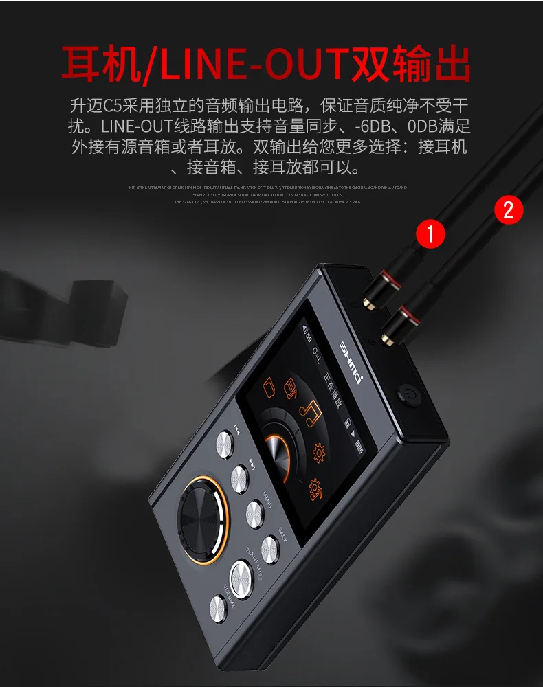 AK SHMCI C5 MP3 плеер обновленная версия DSD128 HIFI музыка Высокое качество Мини Спортивный ЦАП WM8965 процессор NiNTAUS X10