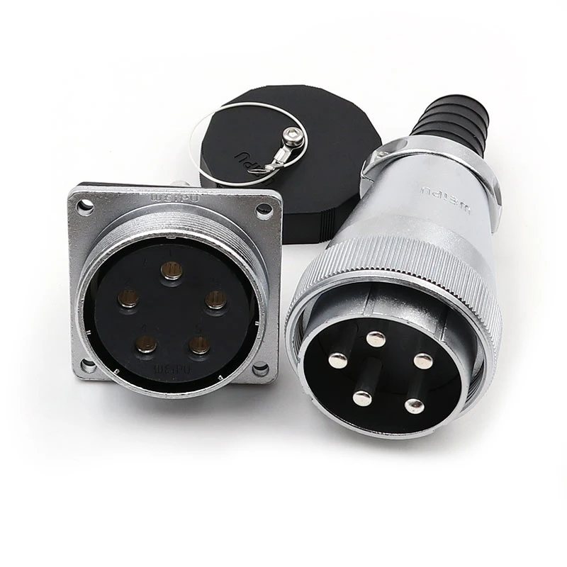 WS48 5 7 20 27 38 42 контактный авиационный разъем штекер гнездо 50A 100A позолоченные