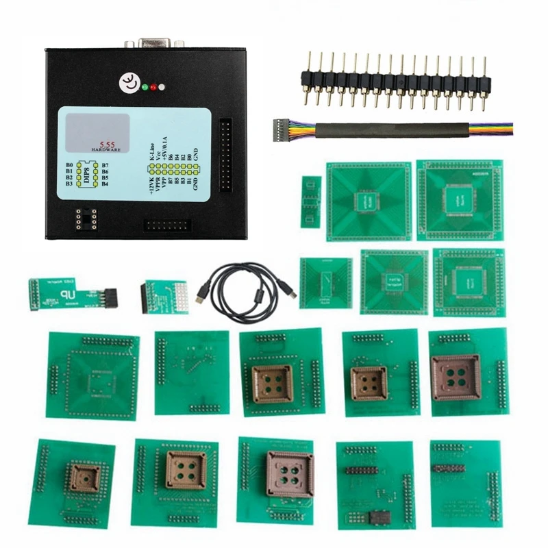 XPROG M 5 55 86 6 26 17 12 ECU ПРОГРАММАТОР V5.86 V5.55 адаптеры программирования чтение/запись
