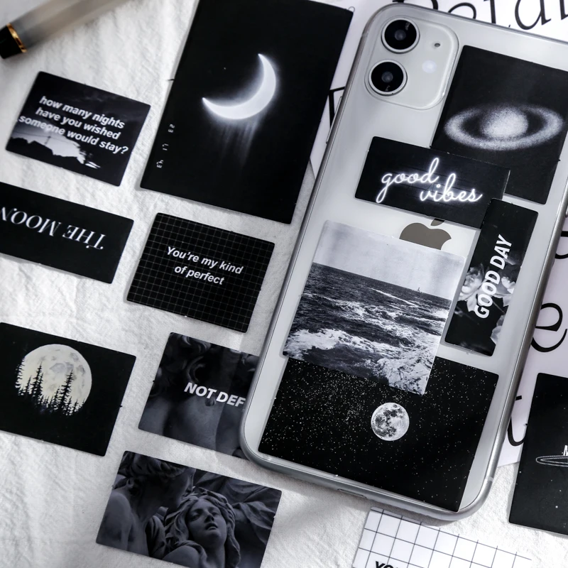 30pcs not repeating hand account deco sticker aesthetic ins scenery bullet journaling accessories mobile phone case diy stickers free global shipping