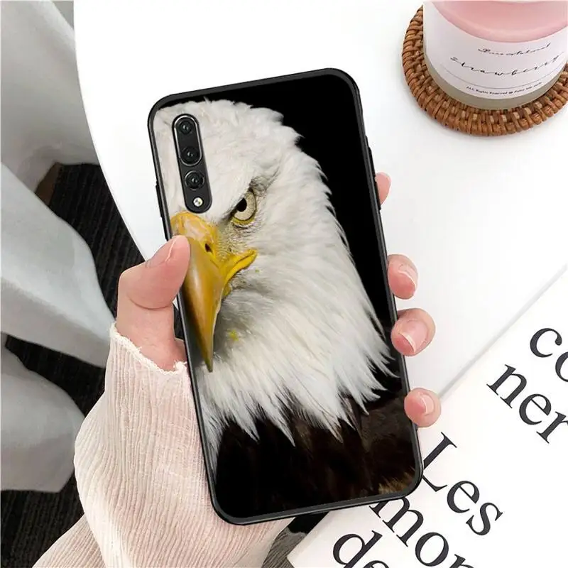

Babaite eagle black Phone Case Hull For Huawei Mate 30 Pro P20 P30 P40 pro lite Y7 Y6 2019 for Honor 8X 8A 10 20lite 10i