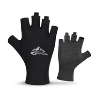 fishing gloves anti slip fingerless gloves stylish fashionable outdoor fishing kayaking paddling hiking sport glove