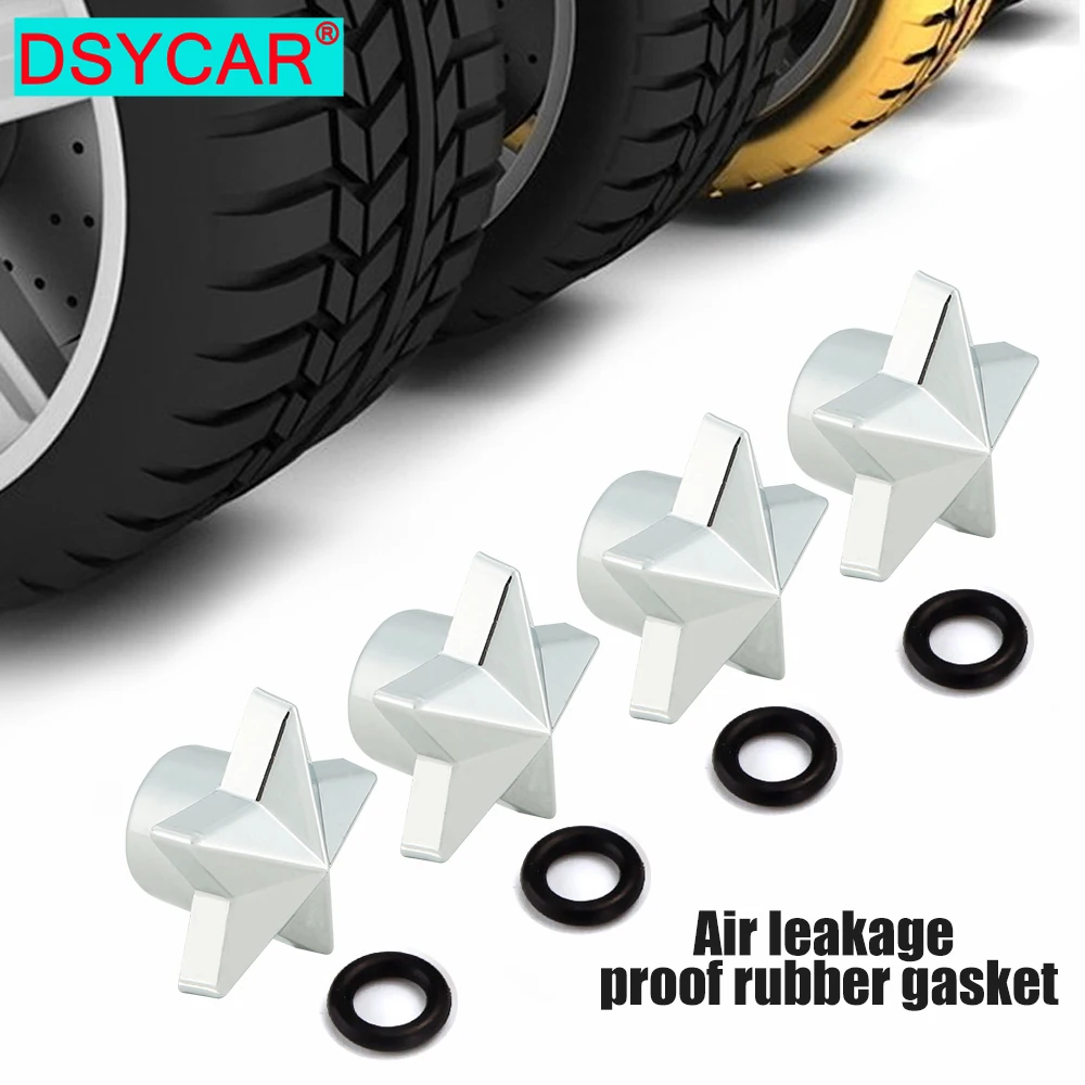 DSYCAR 4 шт./лот универсальные автомобильные шины для мотоцикла колпачок клапана