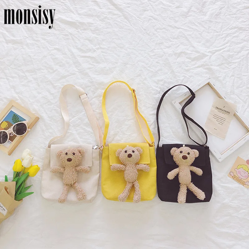 Кошелек и сумочка Monsisy унисекс для мальчиков девочек тканевый детский бумажник