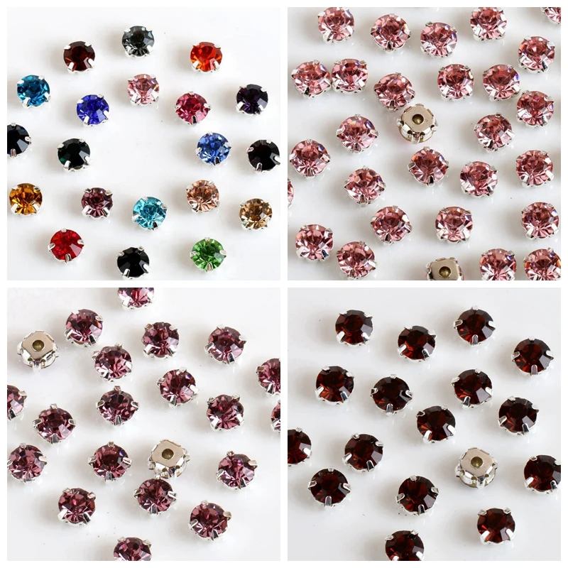 Пришить Стразы Коготь шить плоской задней частью стразы s Ювелирные изделия из