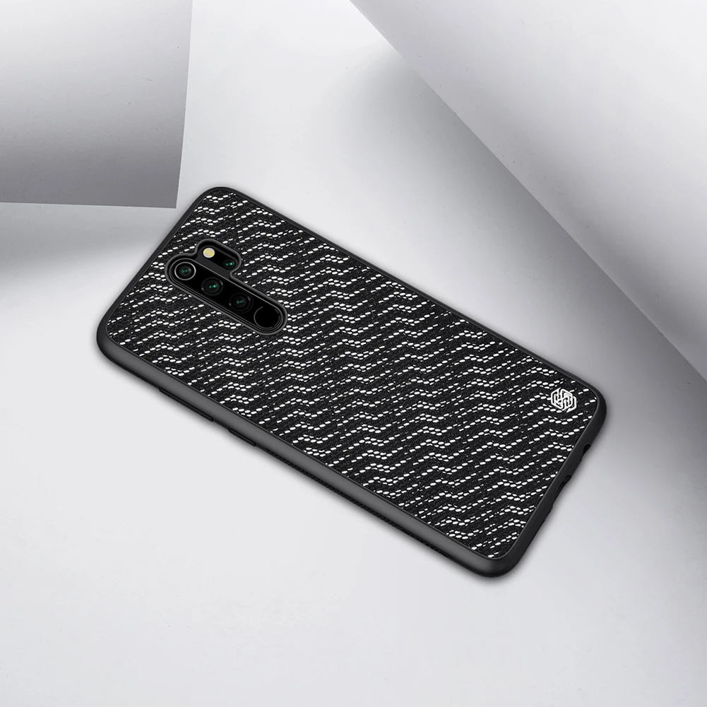 Для Xiaomi Redmi Note 8 Pro Note8 Pro Чехол мерцающий чехол s Nillkin Жесткий ПК+ Мягкий ТПУ градиентный полиэстеровый светоотражающий чехол
