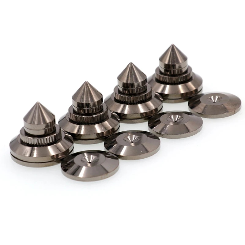 4 комплекта динамик ударопрочные ножки шипы подставка аудио колонки аксессуары