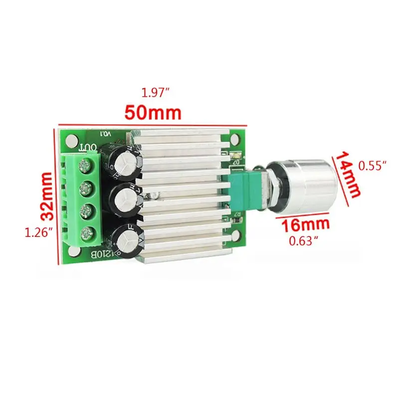 12V 24V 10A PWM DC Motor Speed Controller Adjustable Regulator Dimmer Control Switch for Fan Motors LED Light | Обустройство дома