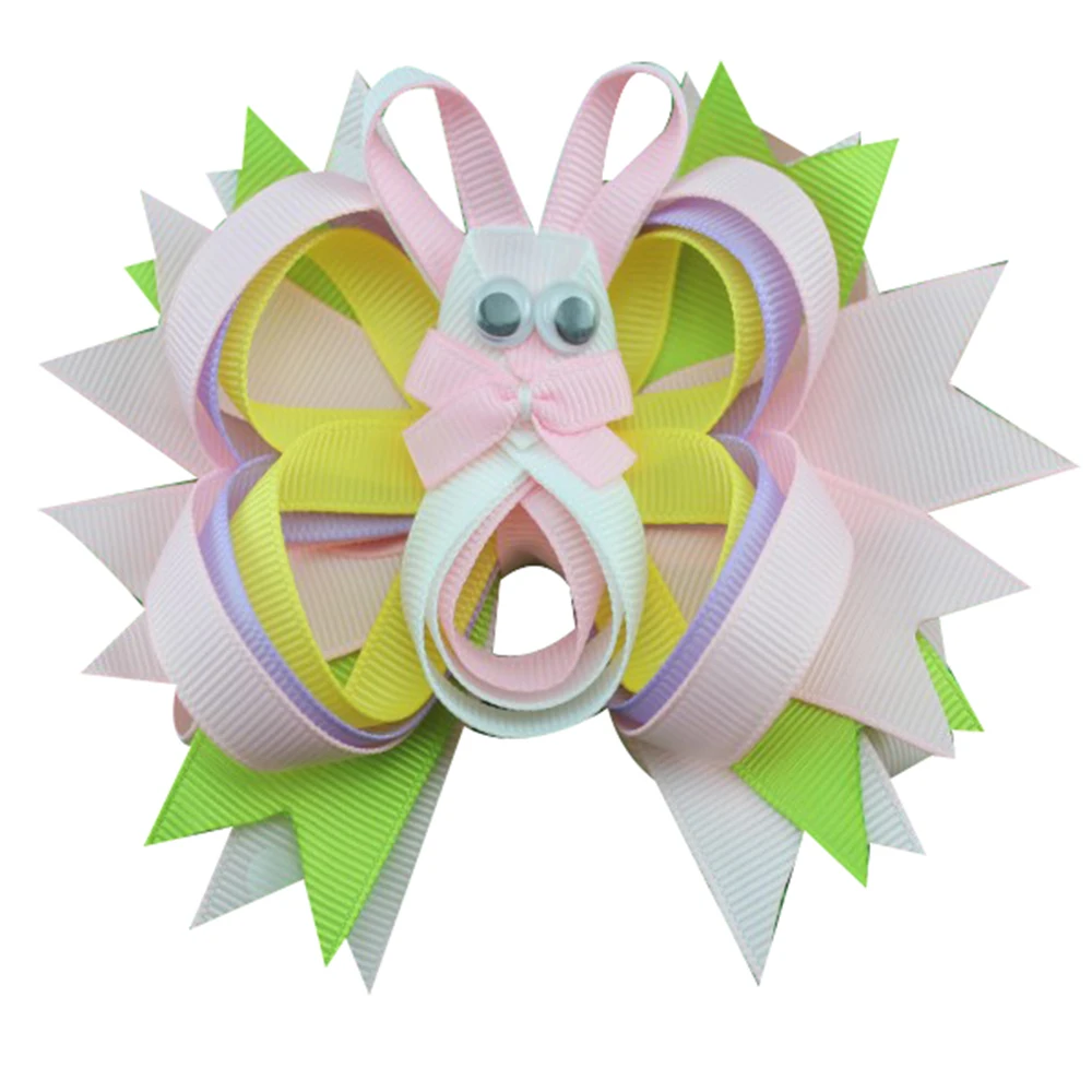 5 дюймов ручной работы кролик заколка для волос девушка аксессуары головные