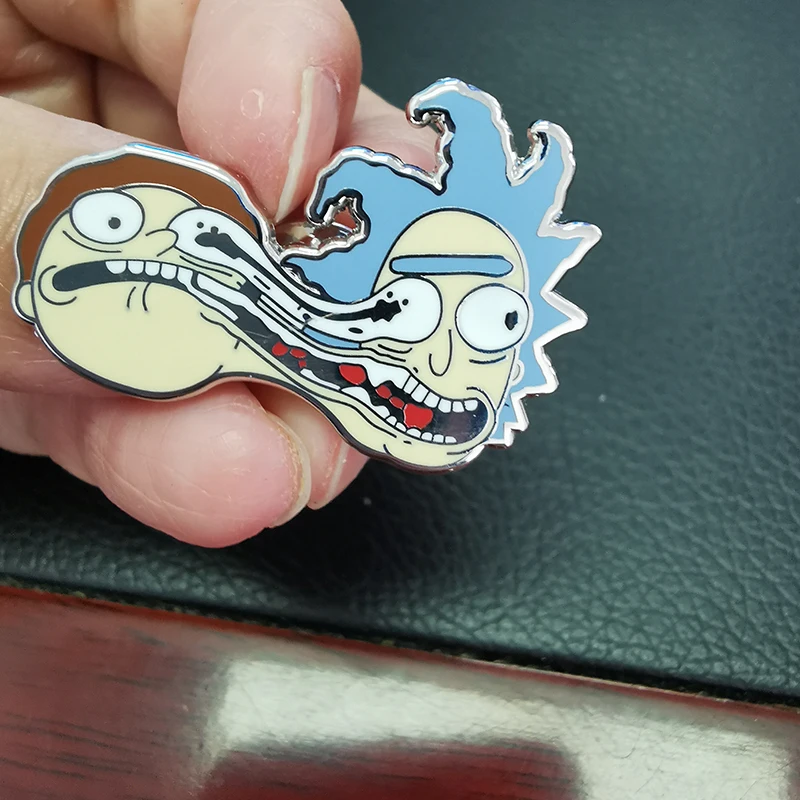 

cartoon head pin