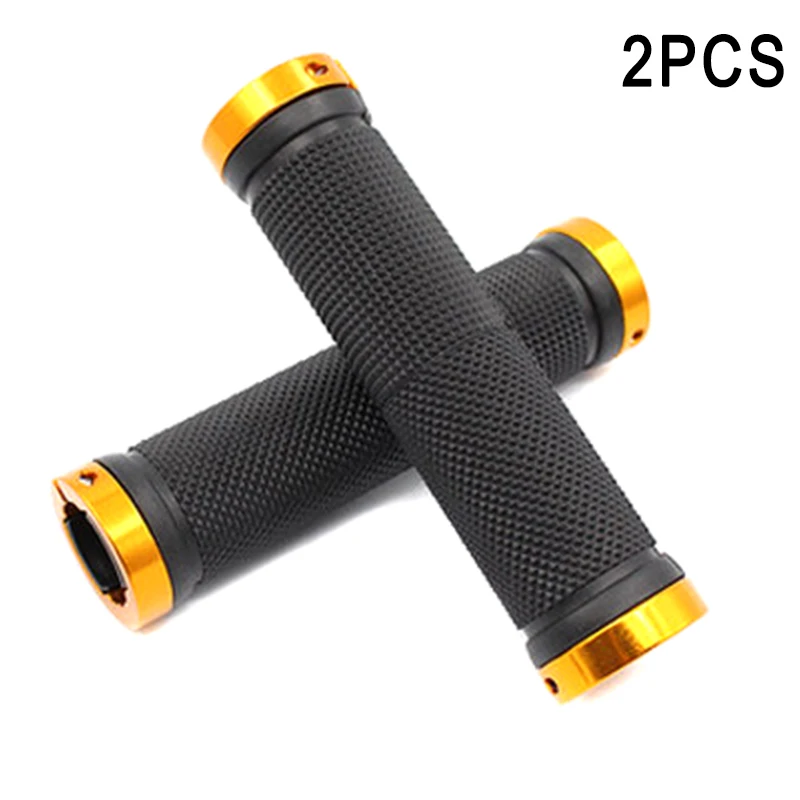 

1Pair Road Bike Handlebar Grips Anti-Skid Rubber Bicycle Lock On End Grips LDF668