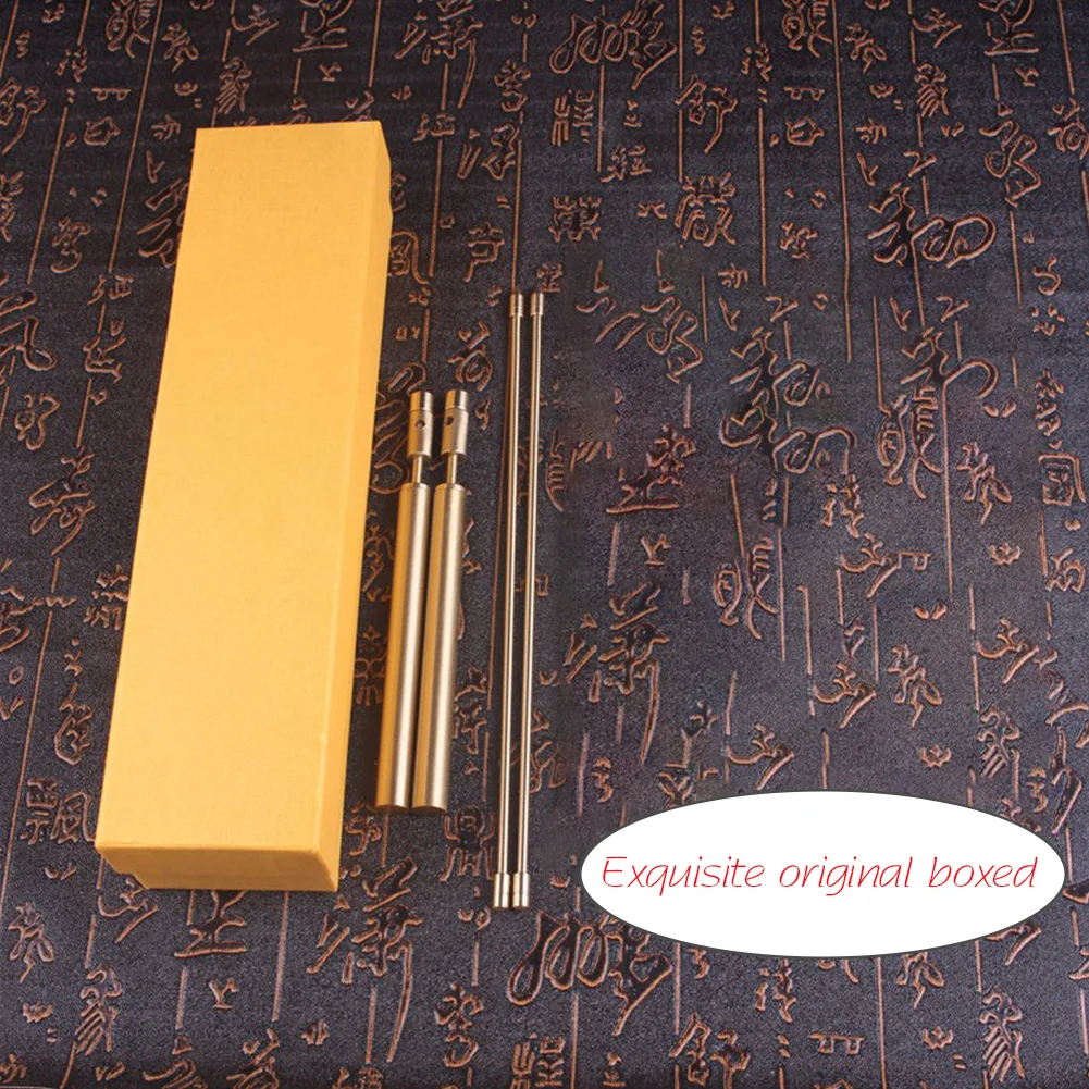 

1pair Dowsing Rod Water Witching Portable Dragon Seeking Flexible Detachable Tool Adjustable Detector Professional Copper Energy