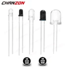 3 мм, 5 мм, 10 мм, ИК светодиодный трансивер, приемник 850 нм, 940 нм, инфракрасный фотодиод, фототранзистор, эмиттер сделай сам, светильники, излучающие лампы