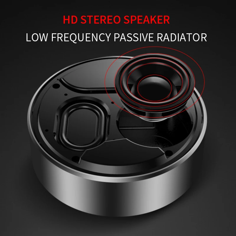 Wireless bluetooth portable speaker touch-sensitive miniature steel gun | Электроника