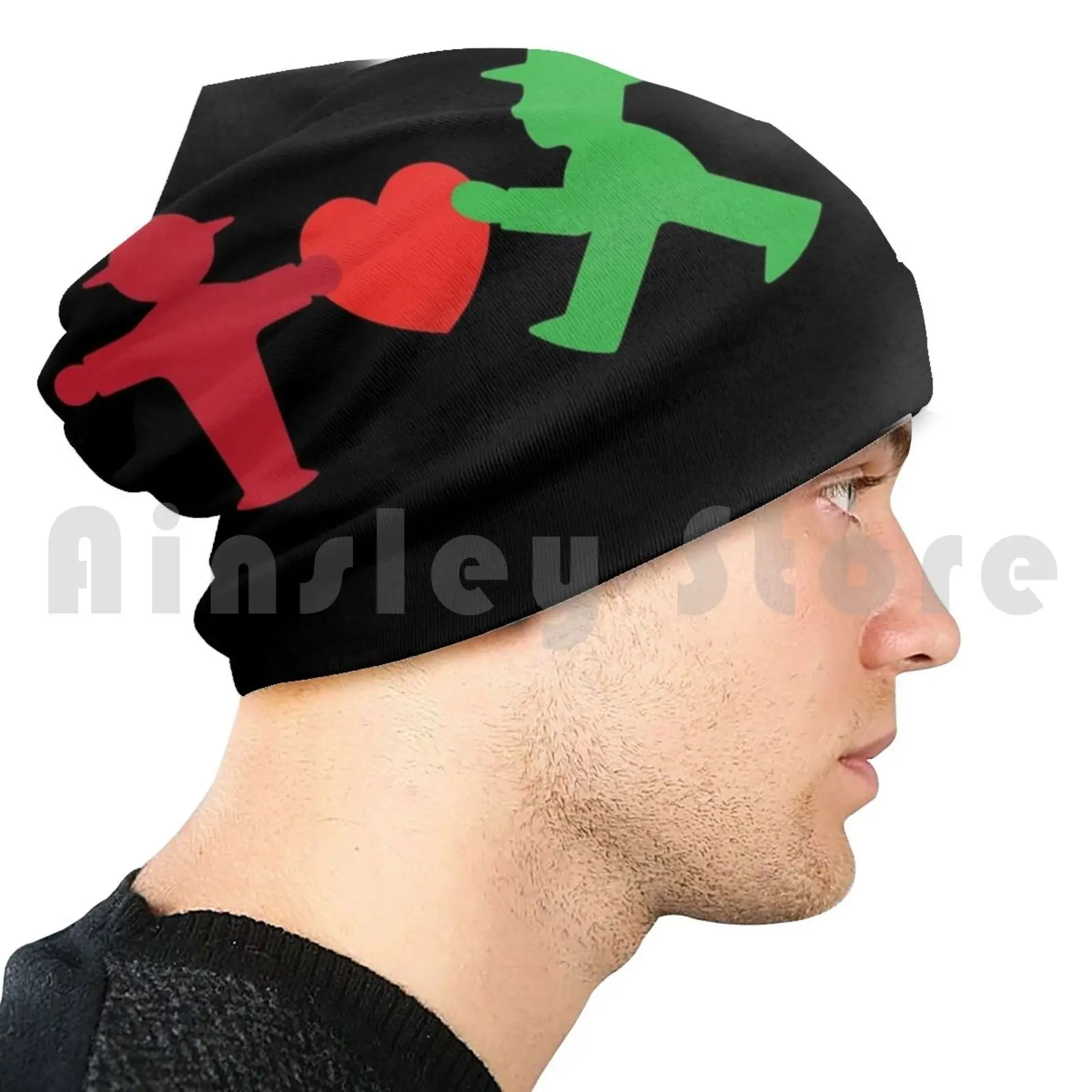 Ampelmanchenn Love облегающие шапки пуловер Удобная шапка Ampelmann Ampelmanchen Crosswalk Восточный