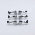 1 комплект супер качество Передаточное отношение 1:21 гитарная машина головки тюнеры хром (#0725) Сделано в Корее