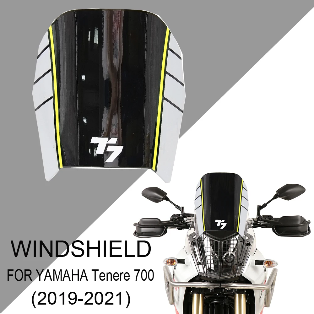 

NEW Motorcycle Windscreen Windshield Wind Screen Shield For Tenere 700 Tenere700 TENERE700 TENERE 700 2019 2020 2021